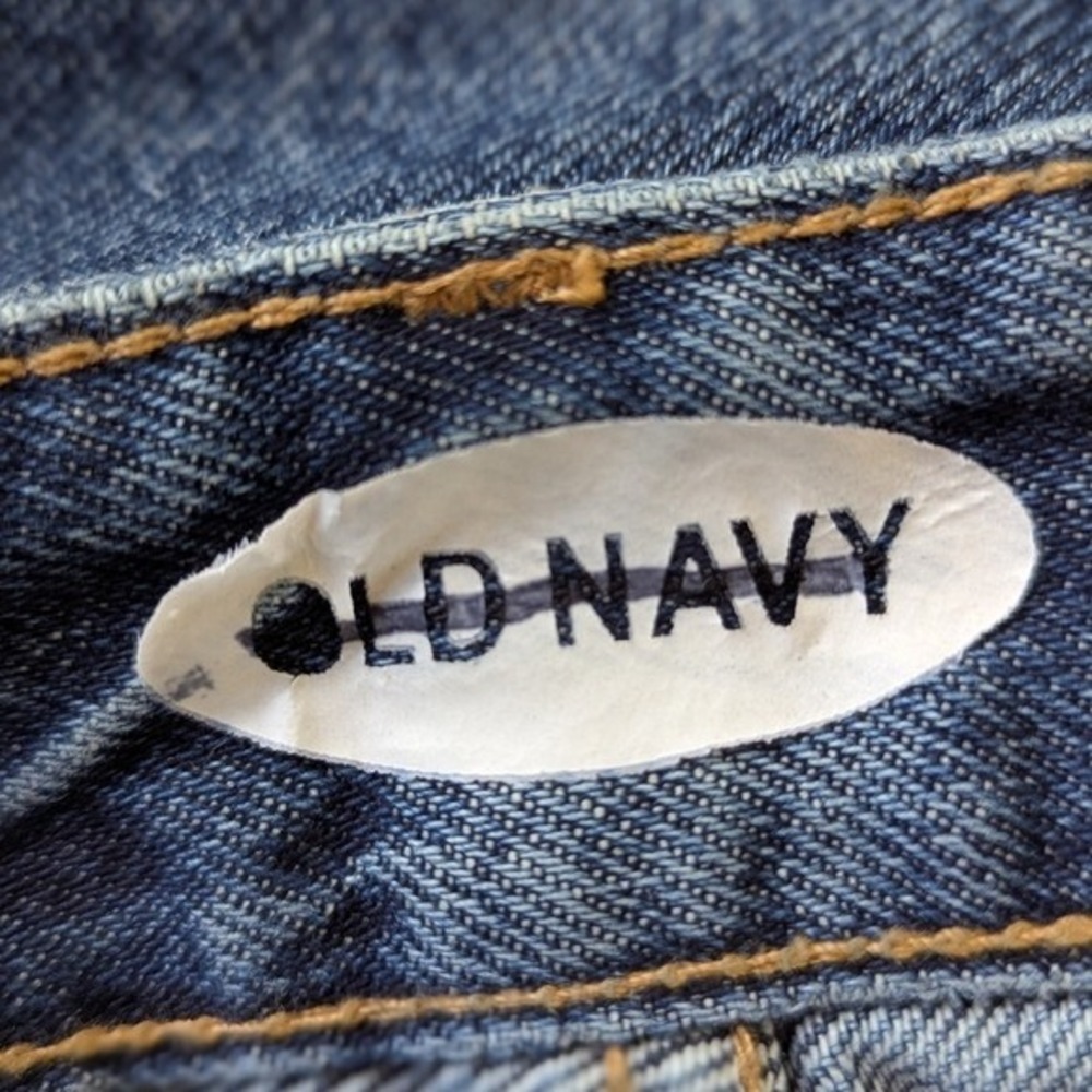 Old Navy High Rise Patchwork Straight Jeans Sz 22W NWOT - Picture 5 of 12